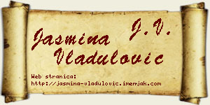 Jasmina Vladulović vizit kartica